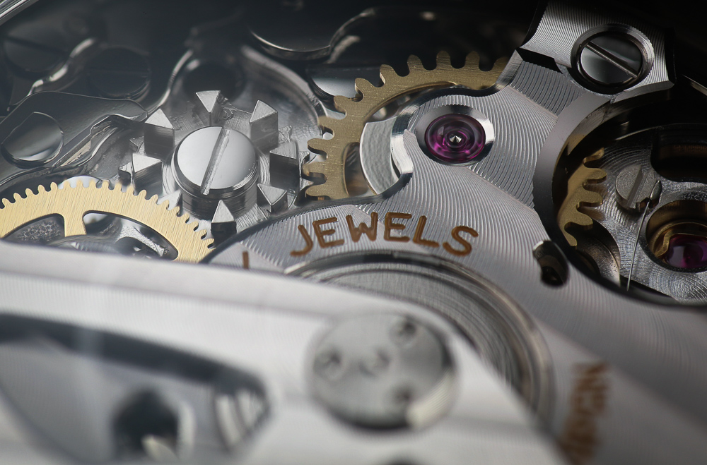 A detail image of the column wheel of Grand Seiko movement 9R86.